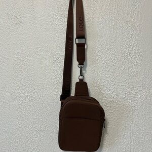 Lole Dark Brown Belt Bag for Men